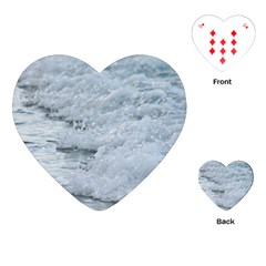 Ocean Waves Playing Cards Single Design (heart) by TheLazyPineapple