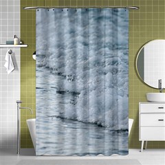 Ocean Waves Shower Curtain 48  X 72  (small)  by TheLazyPineapple