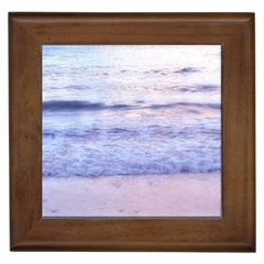 Pink Ocean Dreams Framed Tile by TheLazyPineapple