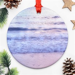 Pink Ocean Dreams Ornament (round) by TheLazyPineapple