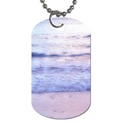 Pink Ocean Dreams Dog Tag (one Side) by TheLazyPineapple