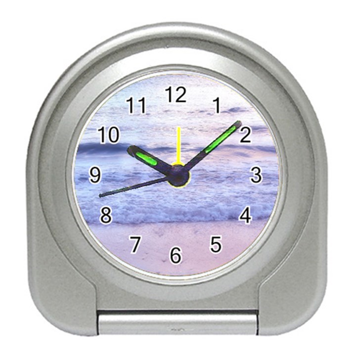 Pink Ocean Dreams Travel Alarm Clock