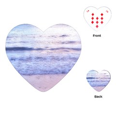 Pink Ocean Dreams Playing Cards Single Design (heart)