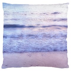 Pink Ocean Dreams Large Cushion Case (two Sides) by TheLazyPineapple