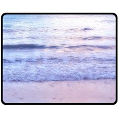 Pink Ocean Dreams Double Sided Fleece Blanket (medium)  by TheLazyPineapple