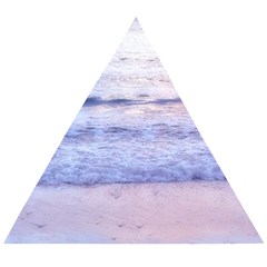 Pink Ocean Dreams Wooden Puzzle Triangle