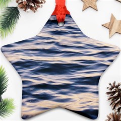 Ocean At Dusk Ornament (star)