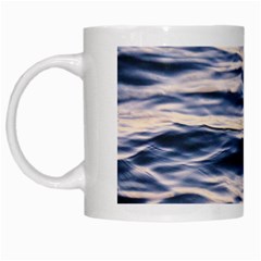 Ocean At Dusk White Mugs by TheLazyPineapple