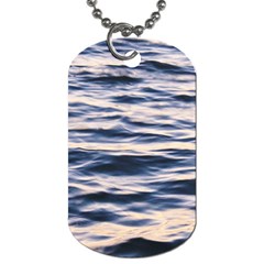 Ocean At Dusk Dog Tag (one Side) by TheLazyPineapple