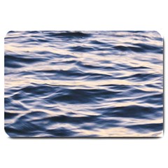 Ocean At Dusk Large Doormat  by TheLazyPineapple