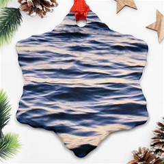 Ocean At Dusk Ornament (snowflake)