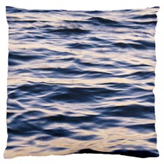 Ocean At Dusk Large Cushion Case (two Sides) by TheLazyPineapple