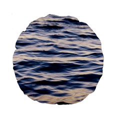 Ocean At Dusk Standard 15  Premium Round Cushions