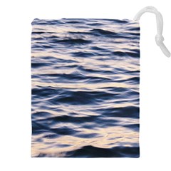 Ocean At Dusk Drawstring Pouch (4xl) by TheLazyPineapple