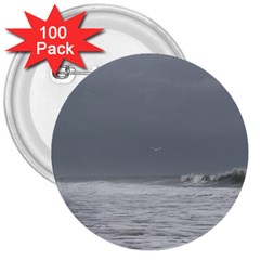 Stormy Seas 3  Buttons (100 Pack) 