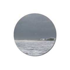 Stormy Seas Magnet 3  (round) by TheLazyPineapple