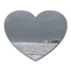 Stormy Seas Heart Mousepads