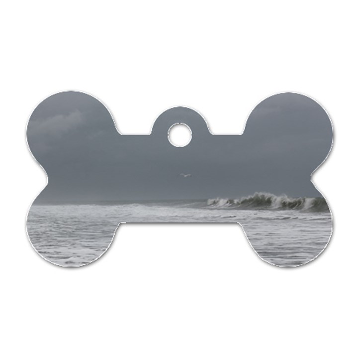 Stormy Seas Dog Tag Bone (One Side)