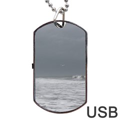 Stormy Seas Dog Tag Usb Flash (two Sides) by TheLazyPineapple