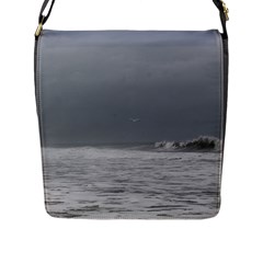 Stormy Seas Flap Closure Messenger Bag (l) by TheLazyPineapple