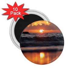 Ocean Sunrise 2 25  Magnets (10 Pack)  by TheLazyPineapple