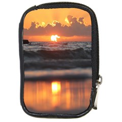 Ocean Sunrise Compact Camera Leather Case