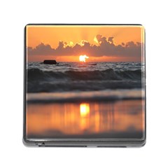 Ocean Sunrise Memory Card Reader (square 5 Slot) by TheLazyPineapple