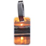 Ocean Sunrise Luggage Tag (two sides) Back