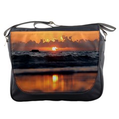 Ocean Sunrise Messenger Bag by TheLazyPineapple