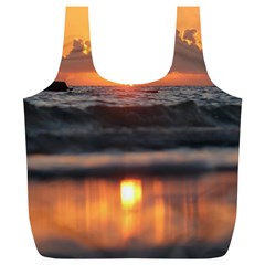 Ocean Sunrise Full Print Recycle Bag (xl) by TheLazyPineapple