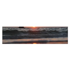 Ocean Sunrise Satin Scarf (oblong)