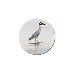 Beach Heron Bird Golf Ball Marker Front