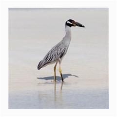 Beach Heron Bird Medium Glasses Cloth (2 Sides) by TheLazyPineapple