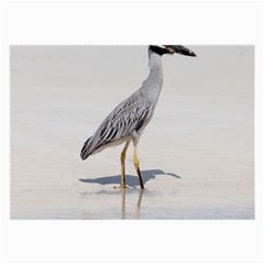 Beach Heron Bird Large Glasses Cloth (2 Sides)