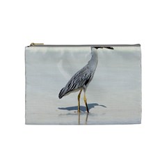 Beach Heron Bird Cosmetic Bag (medium)