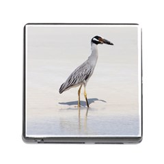 Beach Heron Bird Memory Card Reader (square 5 Slot) by TheLazyPineapple