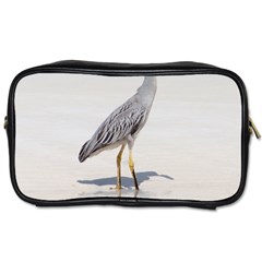 Beach Heron Bird Toiletries Bag (one Side) by TheLazyPineapple