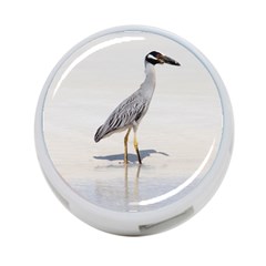 Beach Heron Bird 4-port Usb Hub (one Side)