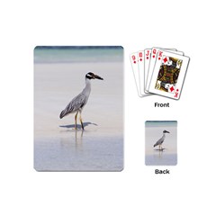 Beach Heron Bird Playing Cards Single Design (mini)