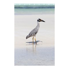 Beach Heron Bird Shower Curtain 48  X 72  (small)  by TheLazyPineapple