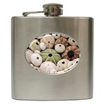 Sea urchins Hip Flask (6 oz) Front