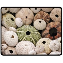 Sea Urchins Double Sided Fleece Blanket (medium)  by TheLazyPineapple