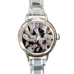 Sea Anemone Round Italian Charm Watch by TheLazyPineapple