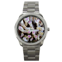 Sea Anemone Sport Metal Watch by TheLazyPineapple