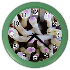 Sea Anemone Color Wall Clock by TheLazyPineapple