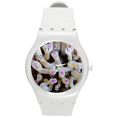 Sea Anemone Round Plastic Sport Watch (m) by TheLazyPineapple