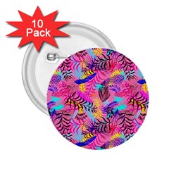 Flowers 50 2 25  Buttons (10 Pack)  by ArtworkByPatrick