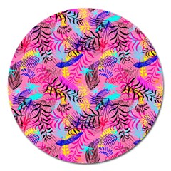 Flowers 50 Magnet 5  (round) by ArtworkByPatrick