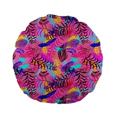 Flowers 50 Standard 15  Premium Round Cushions by ArtworkByPatrick