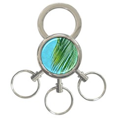 Tropical Palm 3-ring Key Chain by TheLazyPineapple